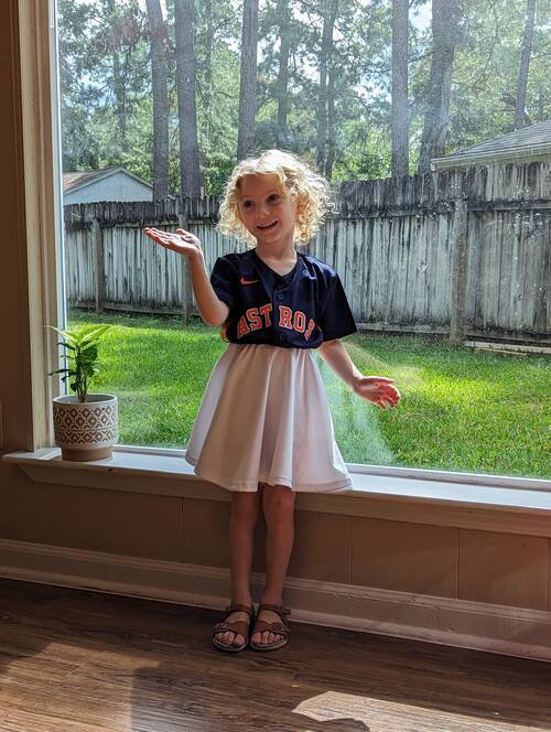 MLB Houston Astros Baby Infant Toddler Girls Dress *YOU PICK SIZE*