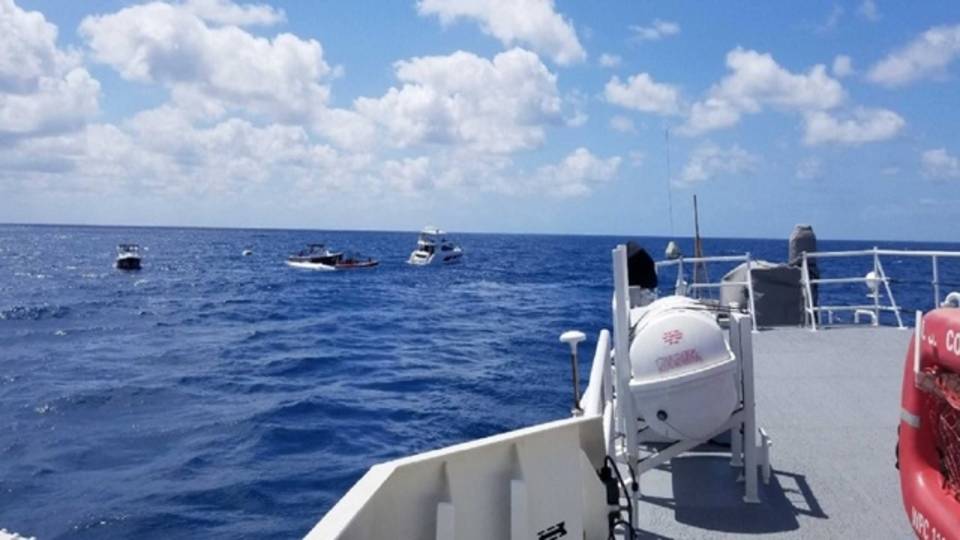 8 People Rescued From Water 14 Miles East Of North Miami Beach
