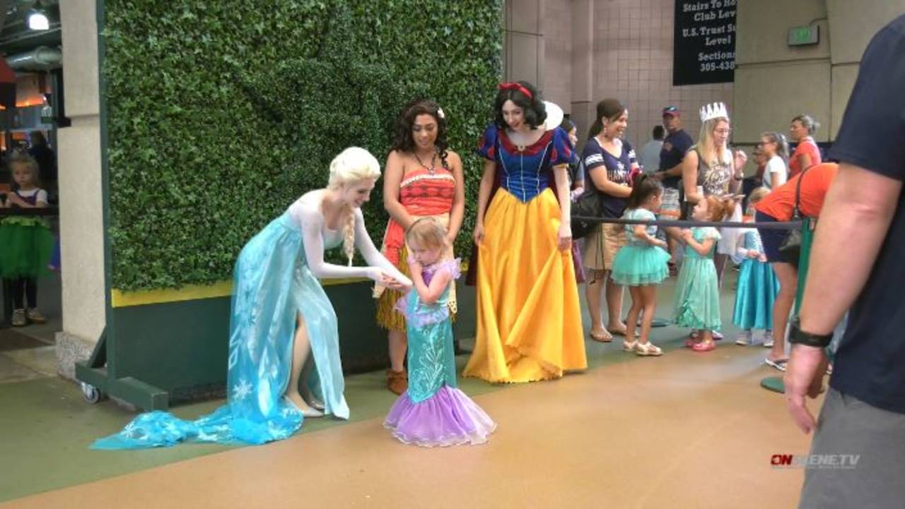 Astros celebrate Princess Day at Minute Maid Park