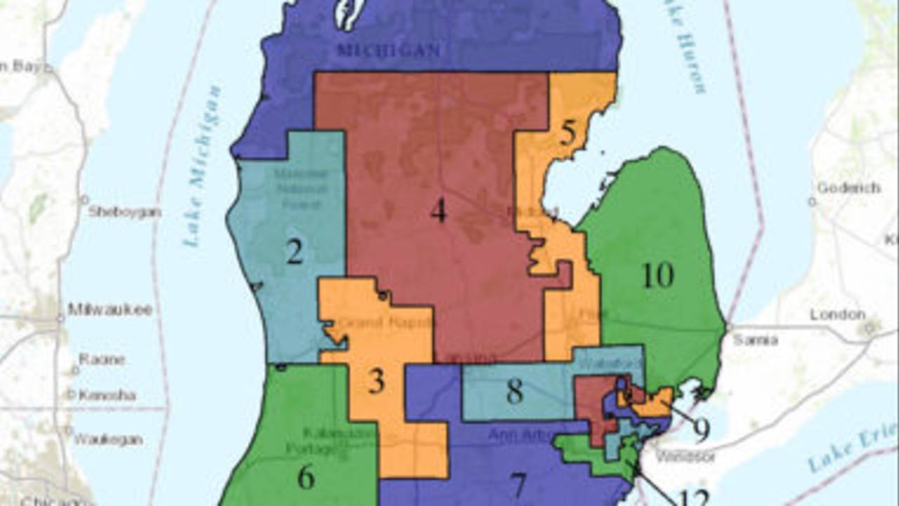 Michigan 7th District Map