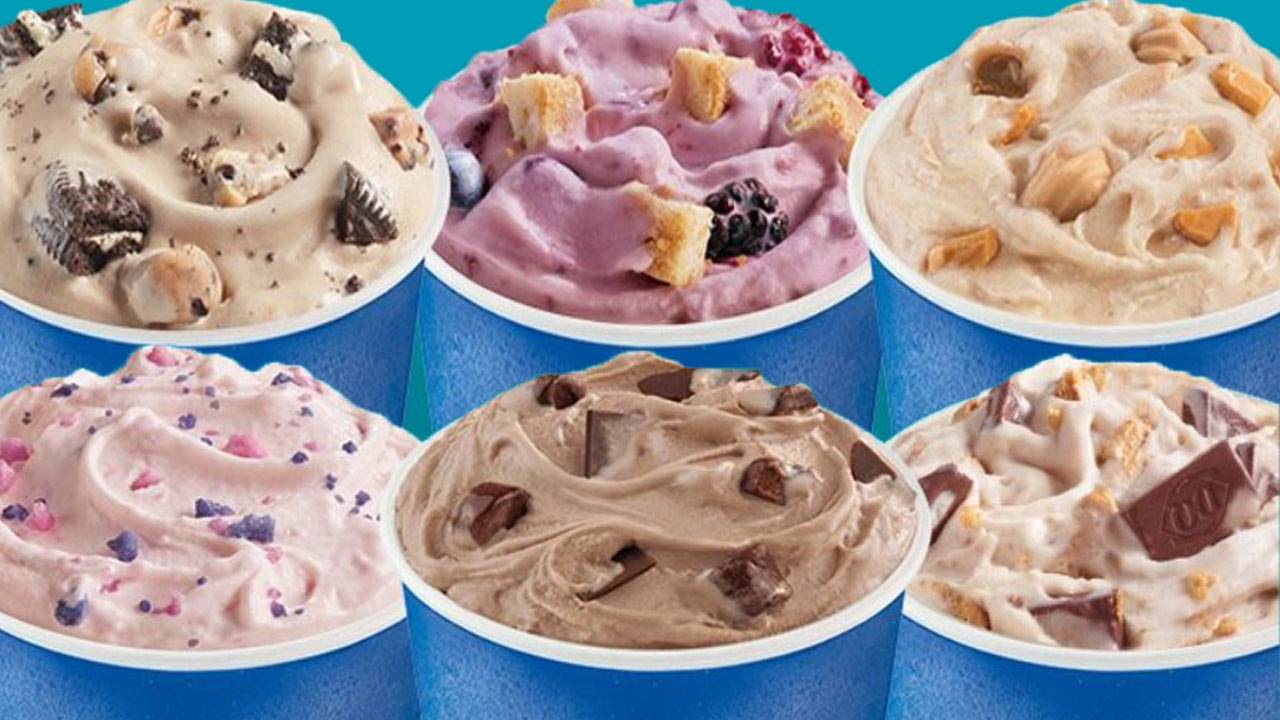 Enjoy three flavors in Dairy Queen's new Mini Blizzard Flights