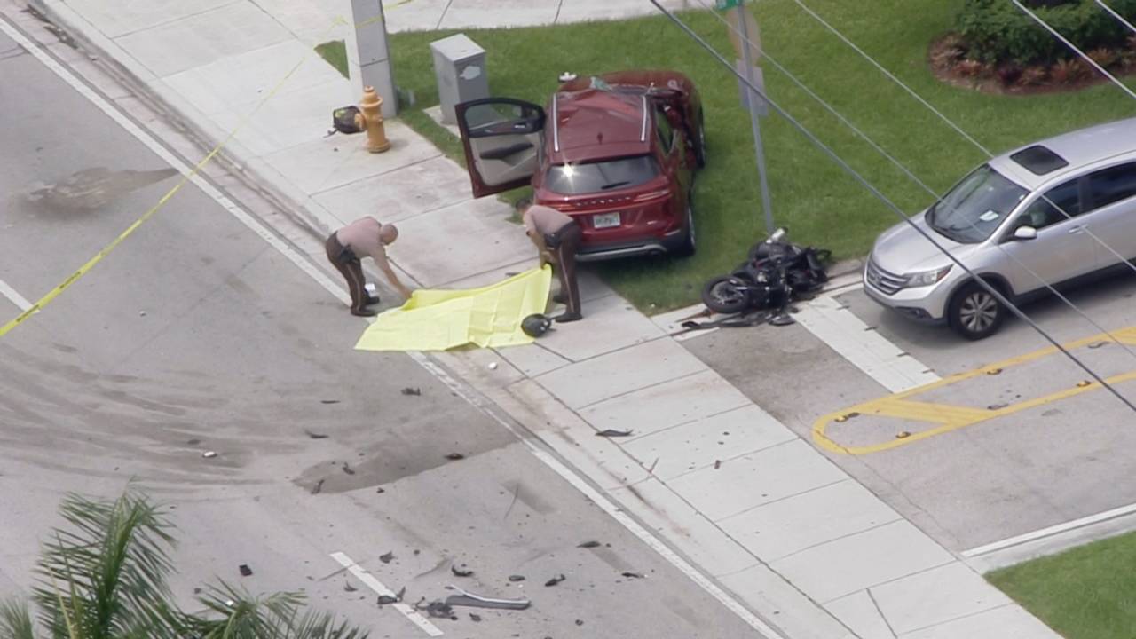 Motorcyclist killed in crash in southwest Miami-Dade
