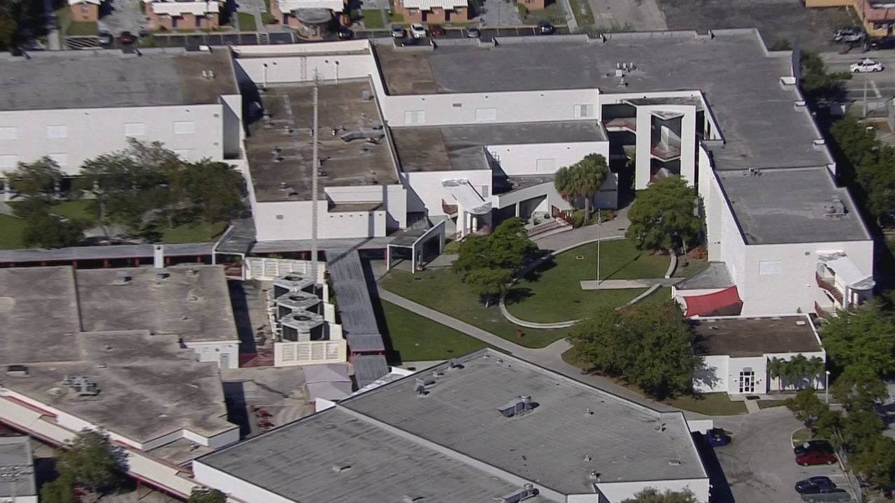 South Broward High School on lockdown due to police activity...
