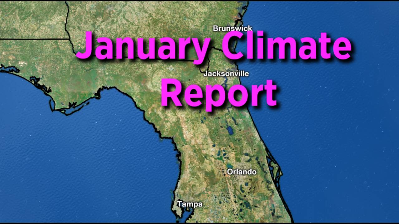 Florida January wetter, warmer than normal