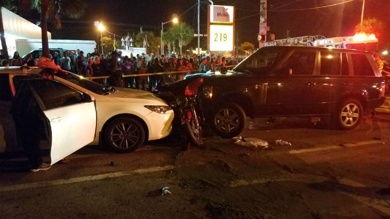 Police: Daytona Beach crash involving motorcycles, cars being...