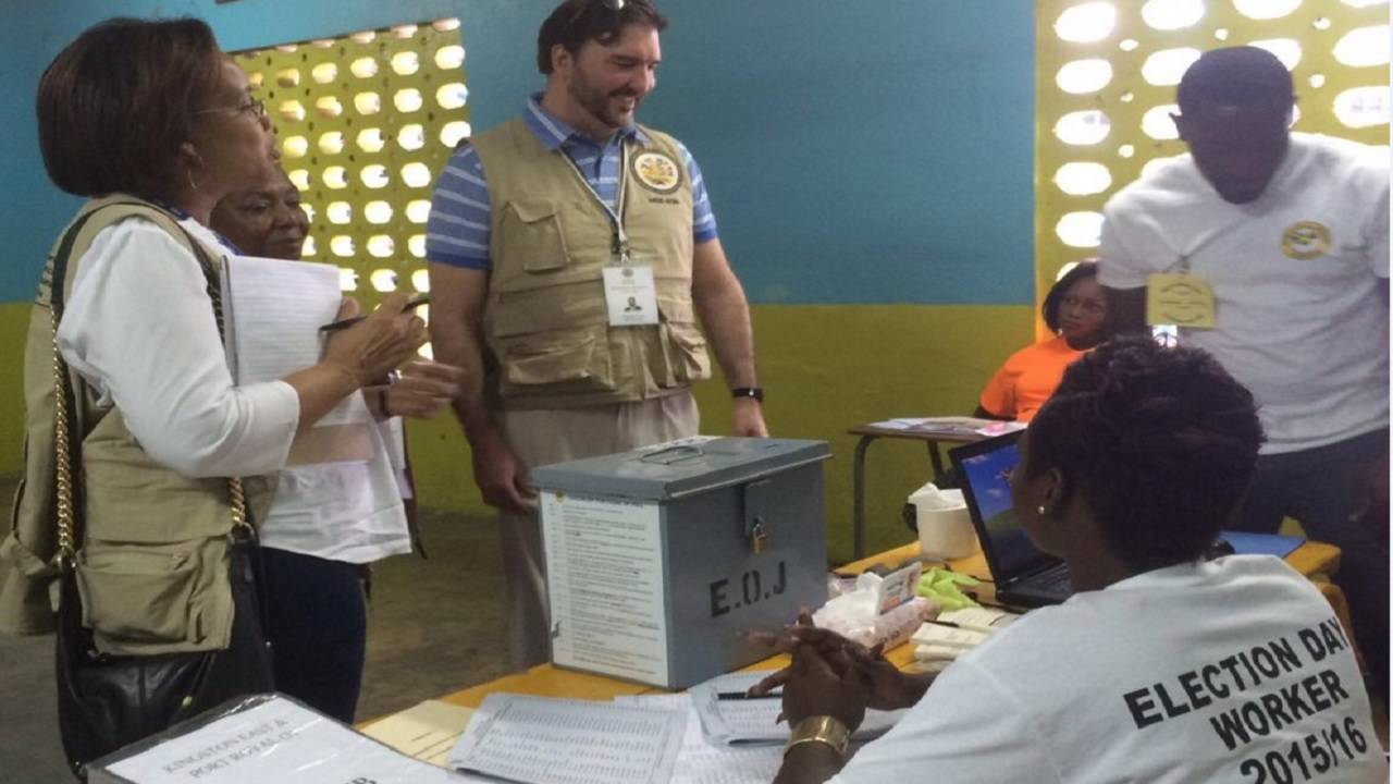 Jamaicans go to vote on Election Day