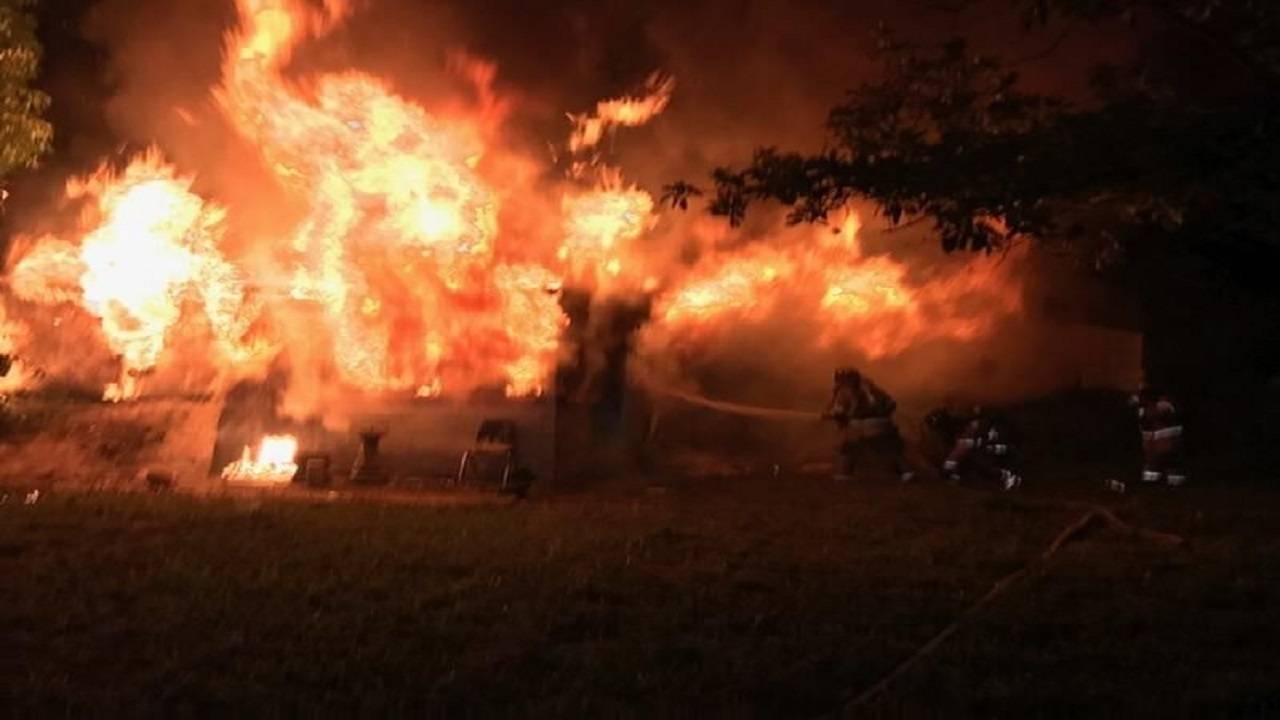 Fire Erupts Inside Unoccupied Home In Northwest Miami Dade