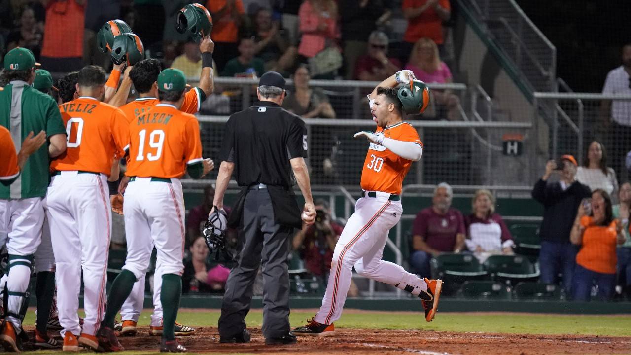 Hurricanes No 4 Seed In Acc Baseball Tournament