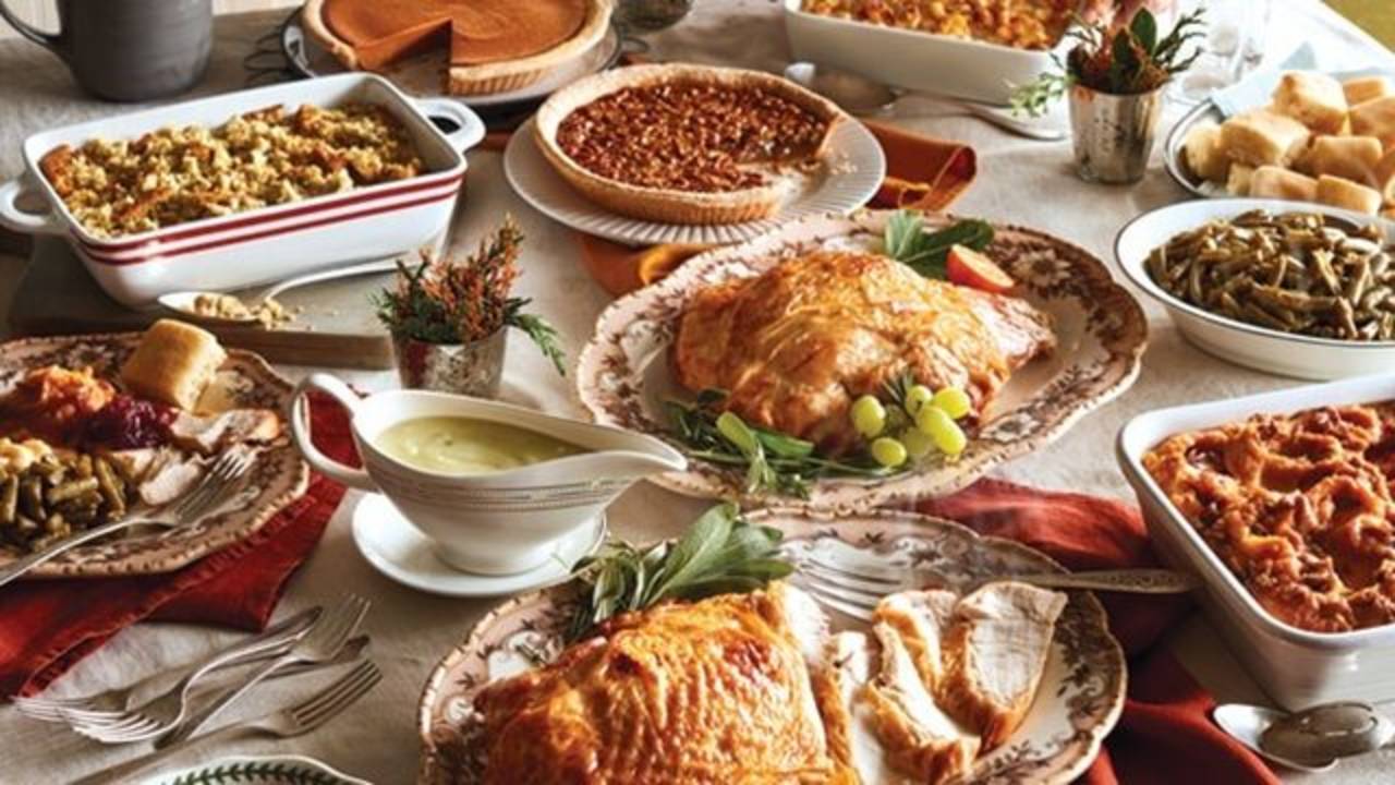 Cracker Barrel is selling a Thanksgiving dinner for $10 per...