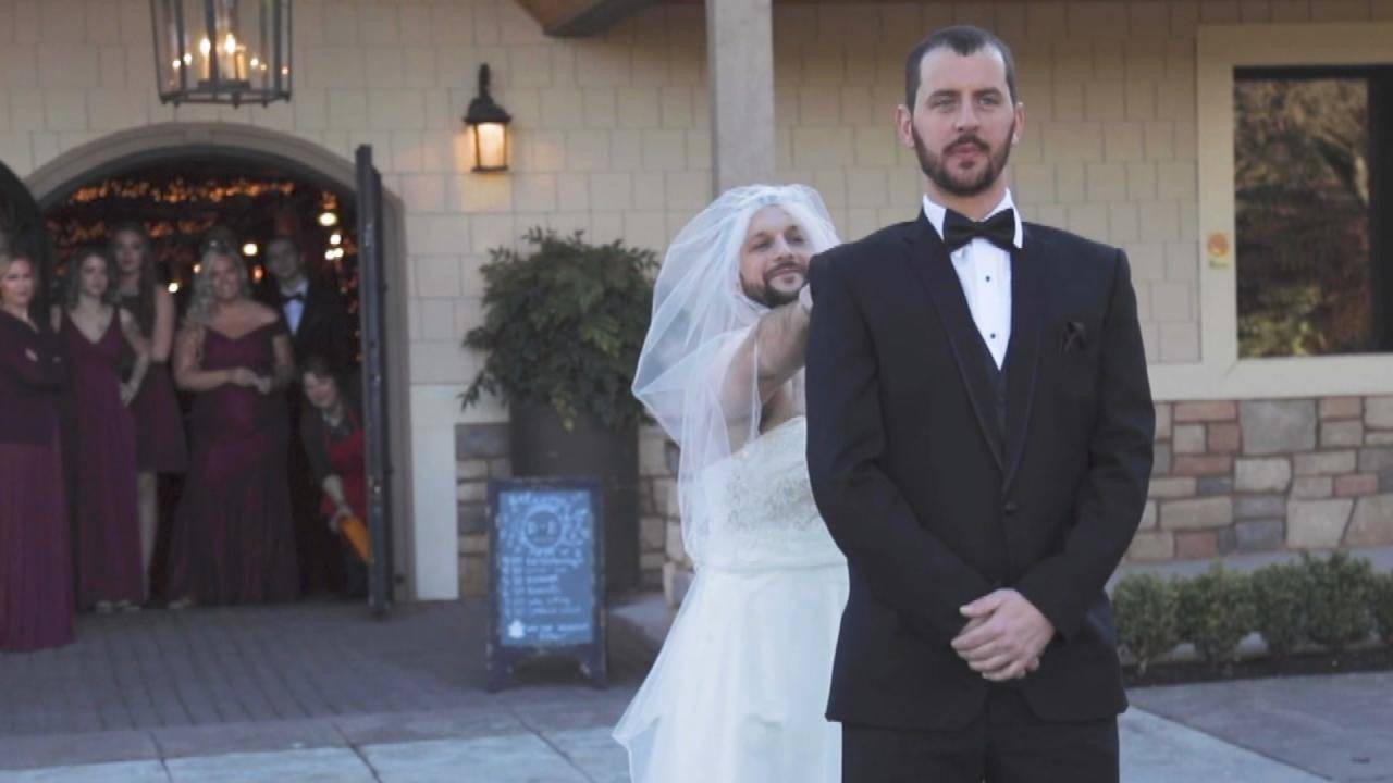 Best Man And Bride To Be Prank Groom In First Look Photo Shoot