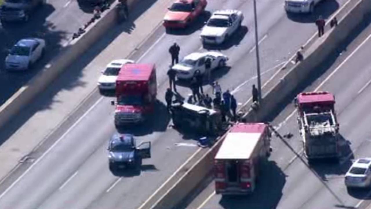 NB Southfield Freeway reopens at Schoolcraft