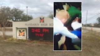 Image result for Mandarin HS guard trying to break up brawl sent to hospital
