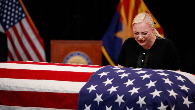 Image result for Meghan McCain said her Father's America was always great