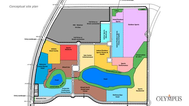 Site Map of Olympus, Clermont FL